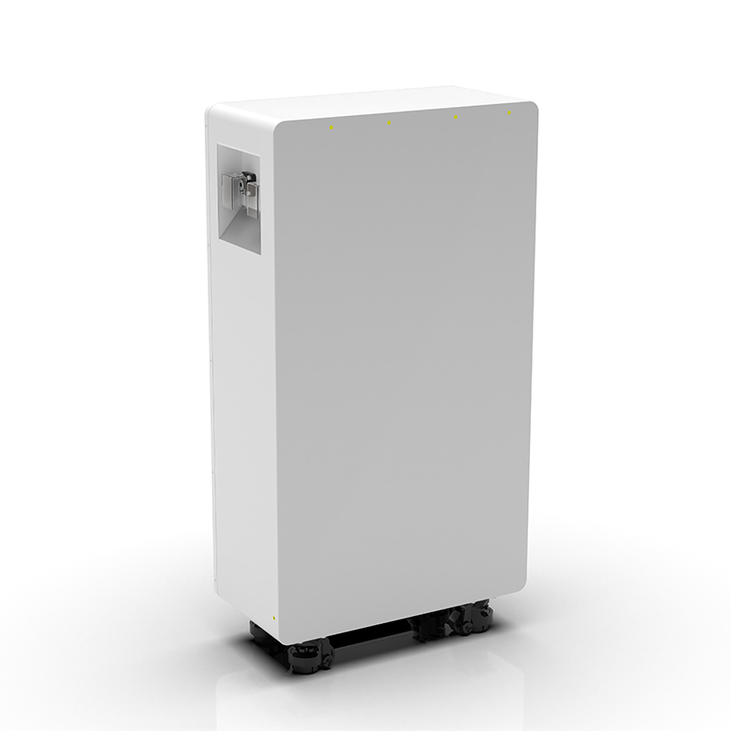 WERAN WRL-48200UW 51,2V 200Ah LiFePO4-batteri (10,24kWh) – IP65 hjul-/veggfeste, stablebar 48V solcellelagring