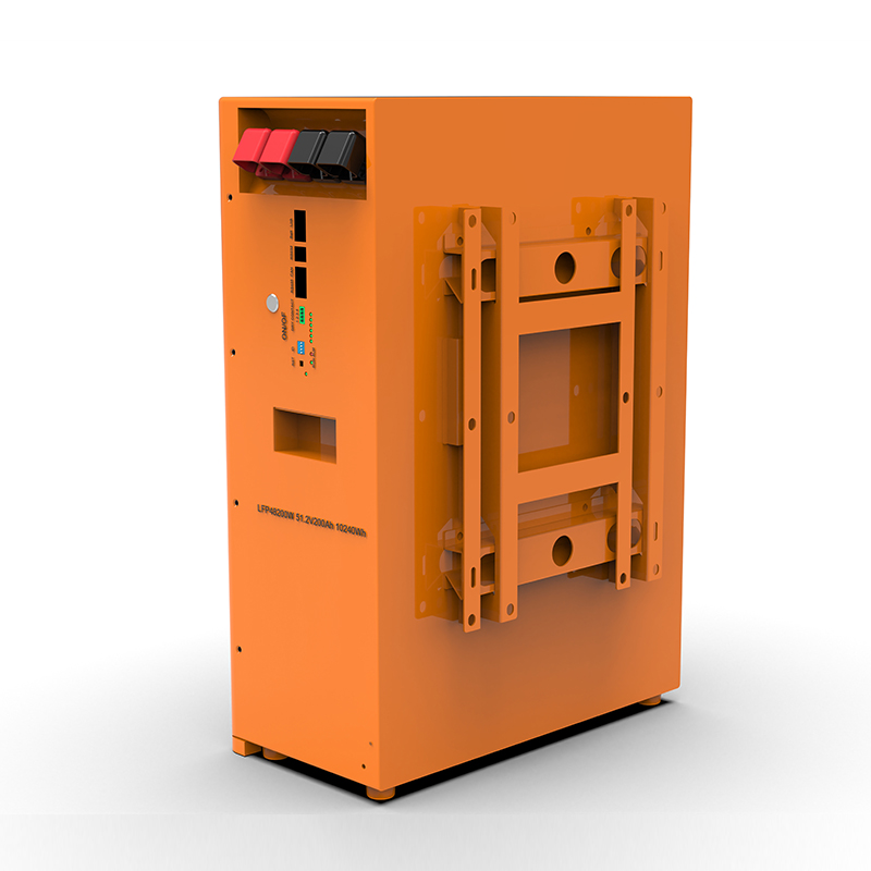 WERAN WRL-48200WO 51,2V 200Ah Veggmontert LiFePO4-batteri (10,24kWh) – IP65, ESS med høy kapasitet