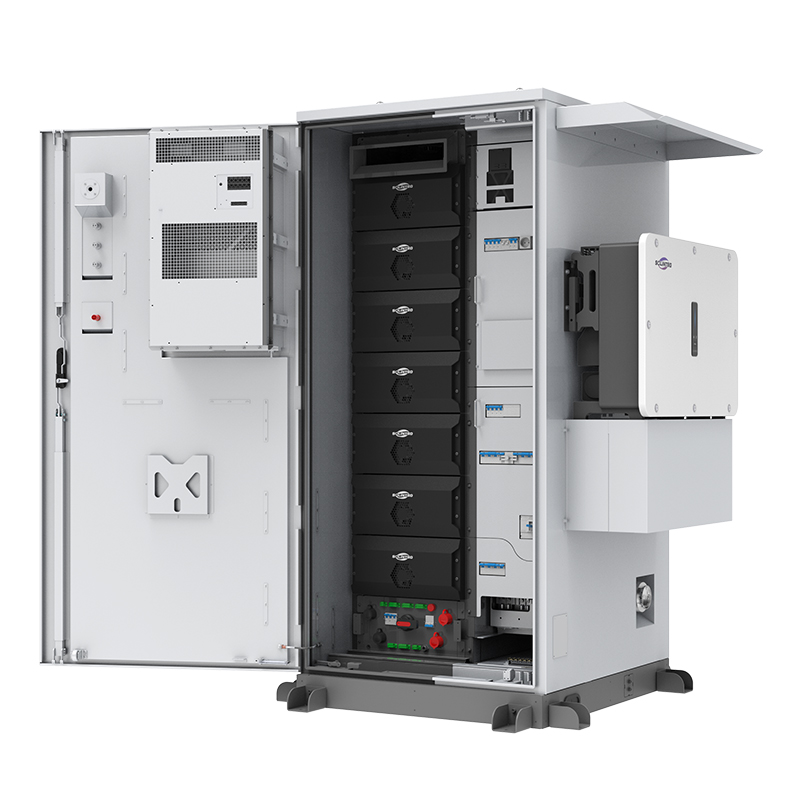 WERAN PTH 25-50kW 64,3-112,5kWh alt-i-ett C&I energilagringsskap – integrert solcellelagringssystem med hybrid inverter